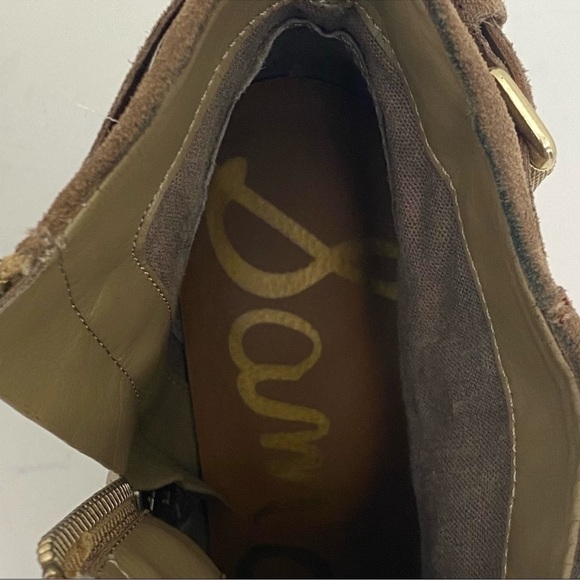 Sam Edelman Lucca Ankle Heeled Buckle Booties - Picture 10 of 13